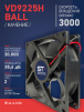 Вентилятор  VD 9225H Ball (качения) 12V, 3000 об.мин, 0,3А - st-e.info - Калуга