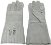 Перчатки-краги для сварщика пятипалые серые - st-e.info - Калуга