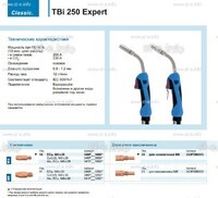 Горелка для полуавтоматической сварки TBi 250 Expert, длина 5 m. - st-e.info - Калуга