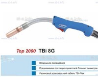 Горелка для полуавтоматической сварки TBI 8G-blue-RGZ, длина 3 метра - st-e.info - Калуга