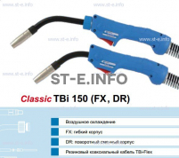 Горелка для полуавтоматической сварки TBi 240-blue-ESG, длина 5 метров - st-e.info - Калуга
