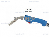 Горелка для полуавтоматической сварки TBi 250-blue-ESG, длина 5 метров - st-e.info - Калуга