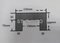 Гофрозащита усиленная 7000x210x30 для станков  - st-e.info - Калуга