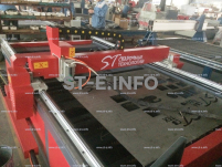 Портальный станок скоростной плазменной резки метала ST-1325UF - st-e.info - Калуга