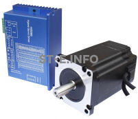 Шаговые двигатели с контроллером управления NEMA 34 - 86HSE4N-BC38 - st-e.info - Калуга