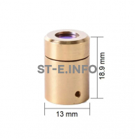 Защитный колпачок с защитным стеклом для QBH коннектора оптоволокна MAXQBHE05 - st-e.info - Калуга