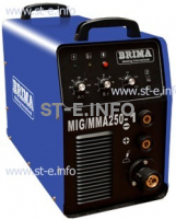 Сварочный инверторный полуавтомат BRIMA MIG/MMA 250-1 (220) - st-e.info - Калуга