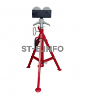 Опора высокая роликовая для труб ST 32-55 диаметр труб 12-300 см - st-e.info - Калуга