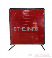 Экран защитный 1.74х2.34m, красный - st-e.info - Калуга