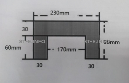 Гофрозащита усиленная 3600x230x30 для станков  - st-e.info - Калуга