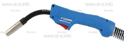 Горелка для полуавтоматической сварки TBi 250-DR-blue-ESG, со сменным поворотным корпусом, длина 3 метра - st-e.info - Калуга