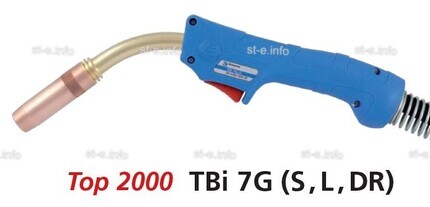 Горелка для полуавтоматической сварки TBi 7G Short, длина 3 метра - st-e.info - Калуга