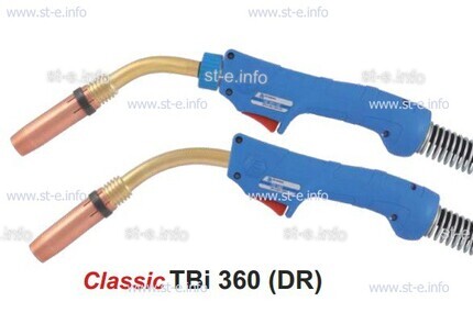 Горелка для полуавтоматической сварки TBi 360-blue-ESG, длина 3 метра - st-e.info - Калуга
