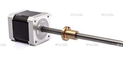Шаговый двигатель 42HSL48-1204JA08-E150 (Tr8*8) - st-e.info - Калуга
