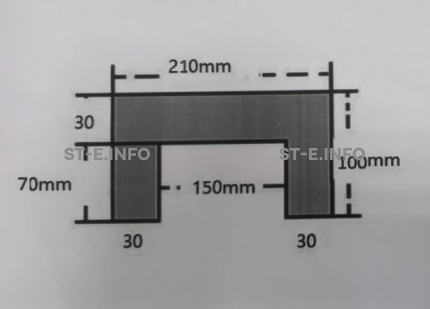 Гофрозащита усиленная 7000x210x30 для станков  - st-e.info - Калуга