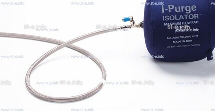 Односторонняя заглушка с трубкой и клапаном ISO 46" (1168 mm)  - st-e.info - Калуга