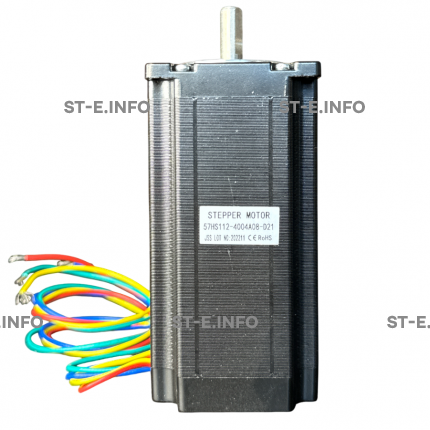 Двухфазный шаговый двигатель 57HS112-4004А08-D21 вал 8,0 мм - st-e.info - Калуга