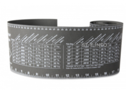 Лента для разметки труб 128mm*2500mm - st-e.info - Калуга