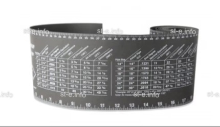 Лента для разметки труб 100mm*1220mm - st-e.info - Калуга