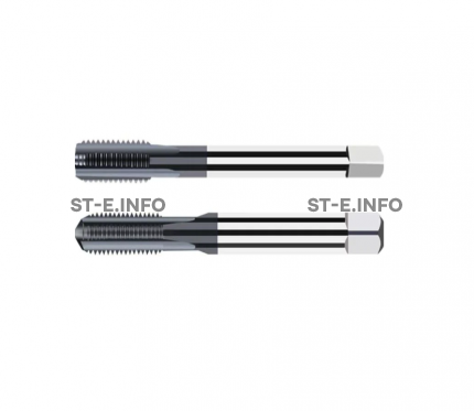 Метчик твердосплавные М20*2,5 машинный с прямой канавкой,  покрытие TiCN - st-e.info - Калуга
