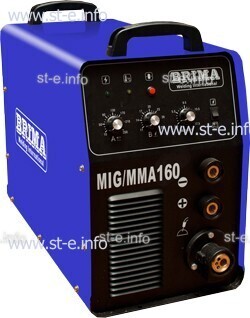 Сварочный полуавтомат инверторный одноблочный Brima MIG/MMA-160 - st-e.info - Калуга