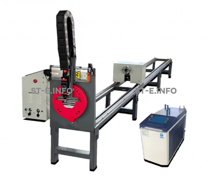 Лазерный станок для резки круглых и профильных труб ST 15-120 3000W - st-e.info - Калуга